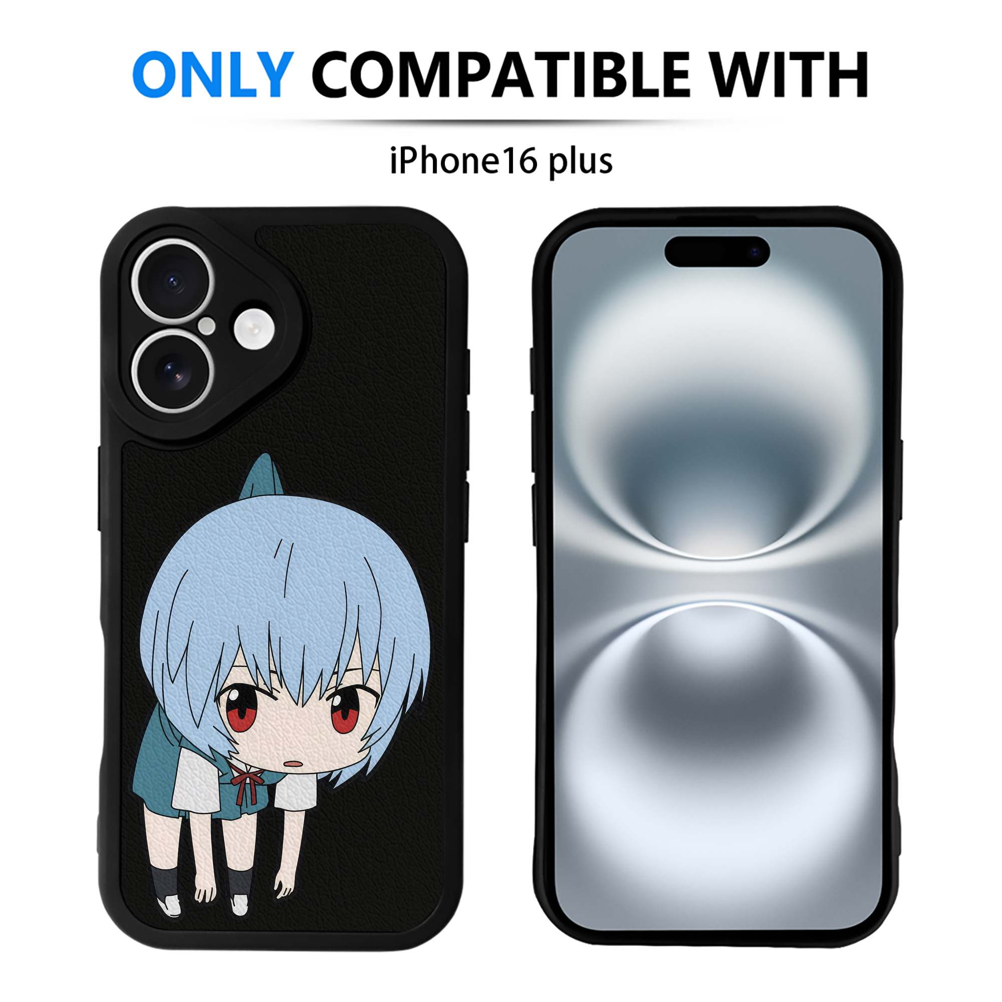 （画像用） EVA 新世紀エヴァンゲリオン 【iPhone 16シリーズ対応】シリコンスマホケース（レザー調） 材質：シリコン